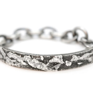 RAW Sølvarmbånd med Ankerkæde