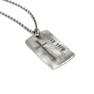 Dog Tag med Kors